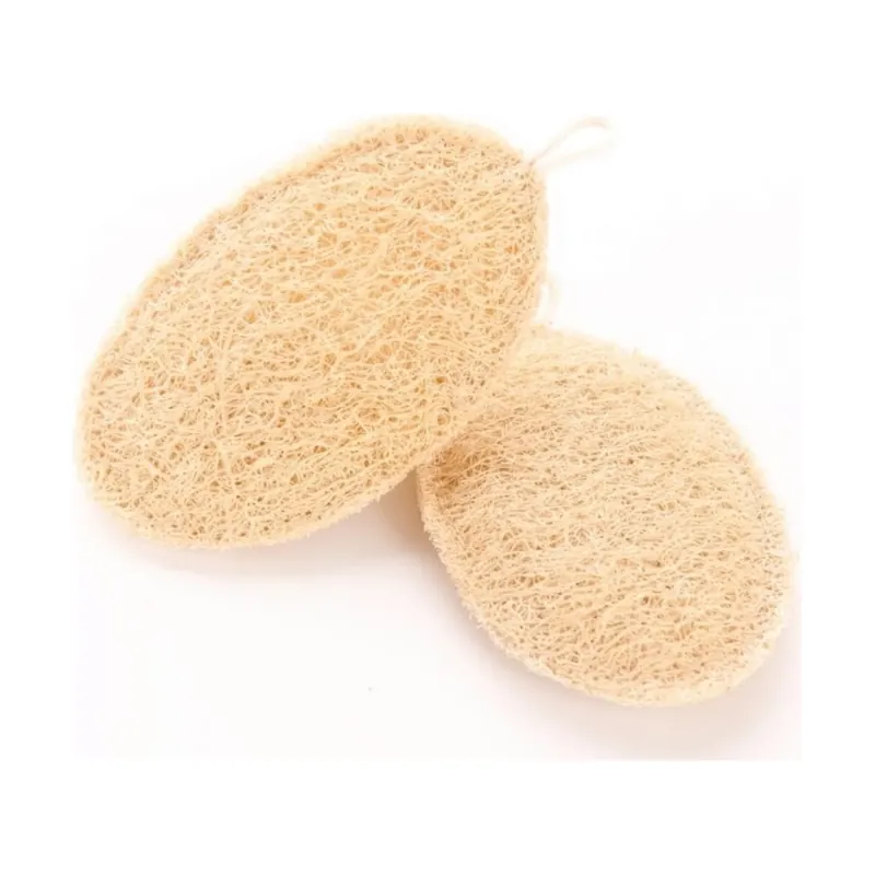 Natural Oval Kitchen Loofah Pad Scrubber