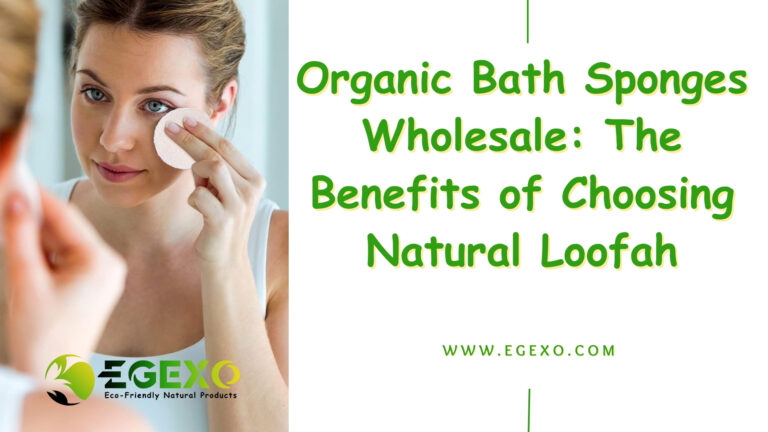 Organic Bath Sponges Wholesale: The Benefits of Choosing Natural Loofah