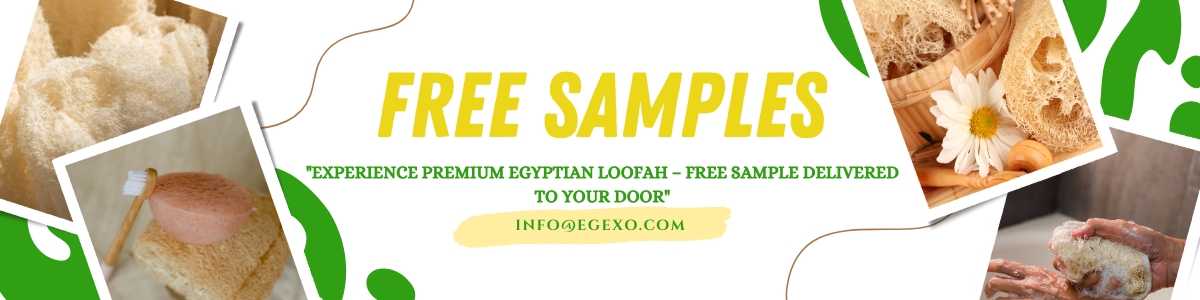 Free Egyptian Loofah Samples - EGEXO