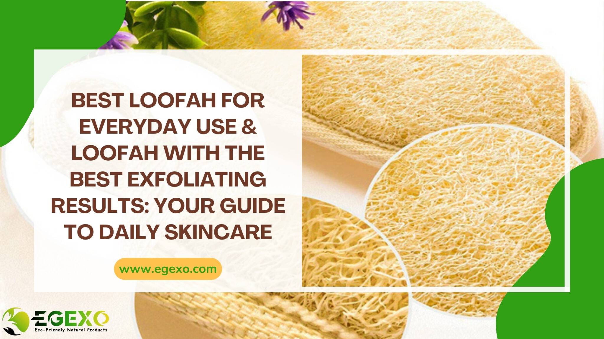 Egyptian Natural Loofah | Luffa Sponges Wholesale Supplier | EGEXO