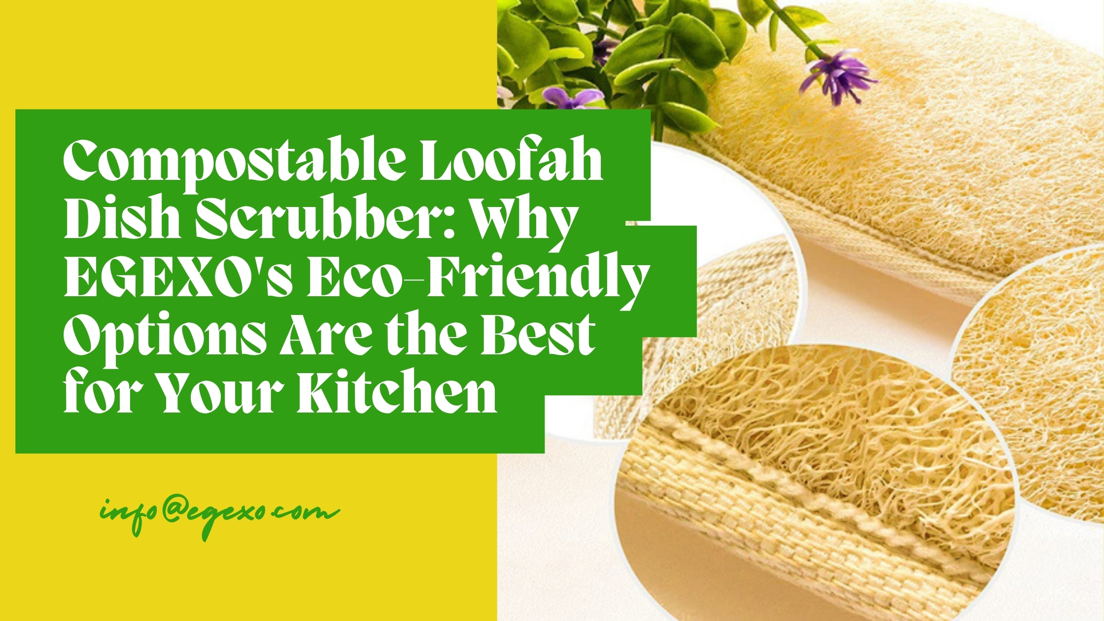 Compostable Loofah Dish Scrubber