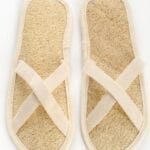 Natural Loofah Spa Slippers – Egyptian natural loofah, view 1