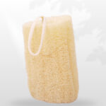 8Natural Raw Loofah Piece with Rope