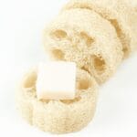 Natural Raw Loofah Ring – Egyptian natural loofah, view 2