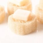Natural Raw Loofah Ring – Egyptian natural loofah, view 1