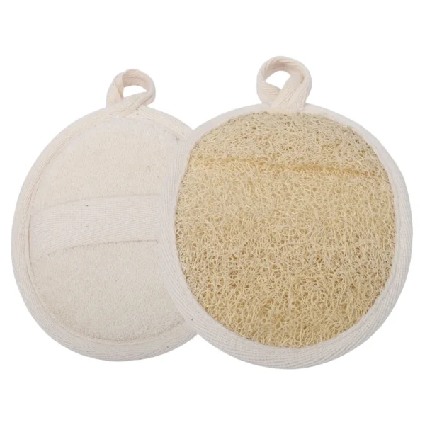 Natural Oval Body Loofah Sponge | Egyptian Exfoliating Bath Scrubber | EGEXO