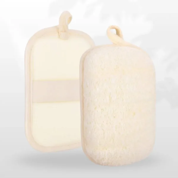 Natural Rectangle Body Loofah Sponge