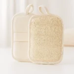 Natural Rectangle BNody Loofah Pad Eco friendly Luffa Scrubber 5