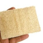 Esponja de Bucha Vegetal Retangular Natural para Cozinha – Bucha vegetal egípcia natural, modelo 2