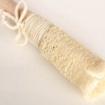 Kitchen Loofah Cup Stick Scrubber