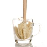 Kitchen Loofah Cup Stick Scrubber