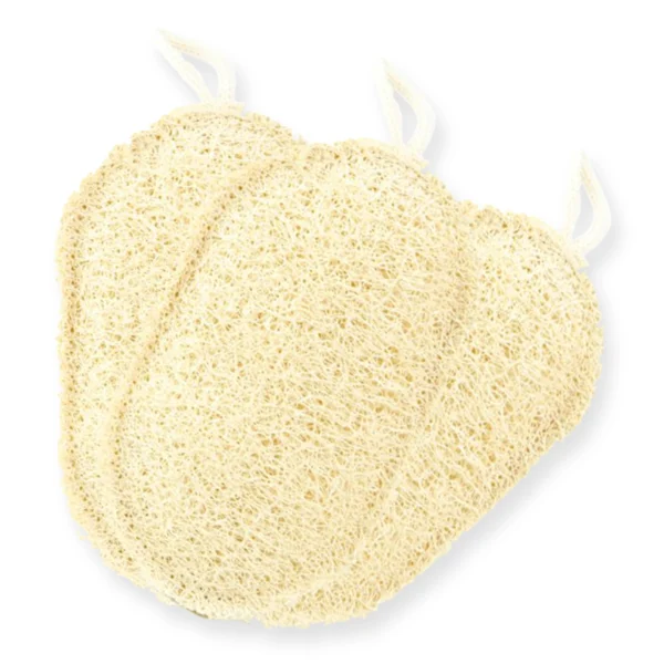 3 Egyptian Kitchen oval Loofah Sponges - EGEXO