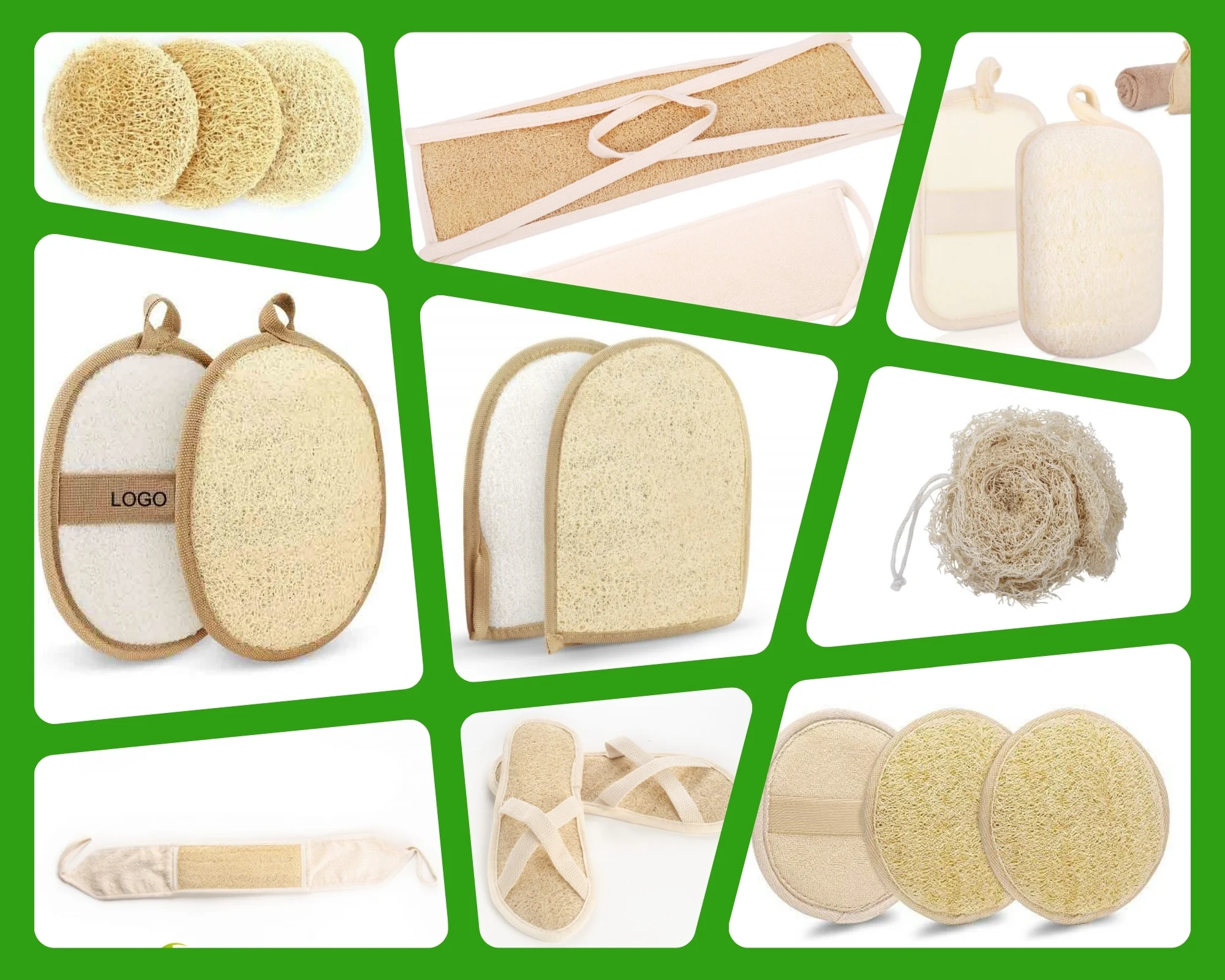 Natural Bath Loofah Sponges Wholesale | Egyptian Body Scrubbers | EGEXO