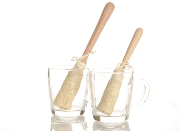 Egyptian Natural Cup And Kitchen Cleaning Loofah Stick 2