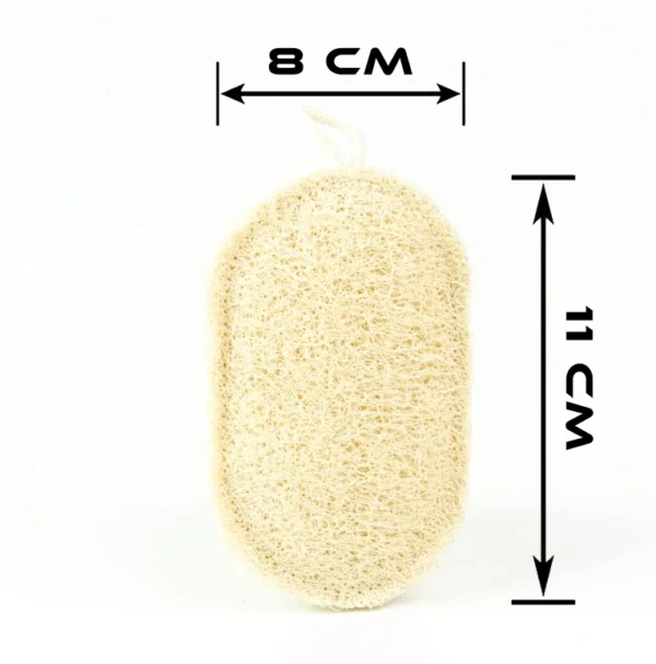 Egyptian Natural Kitchen Oval Loofah Size