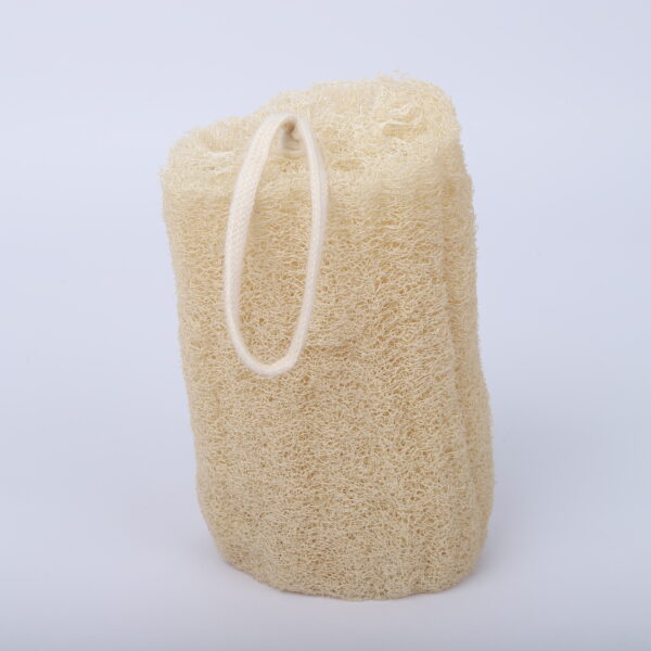 Egyptian Loofah Pet Scrubber with Rope Handle 15cm | Natural Pet Grooming | EGEXO