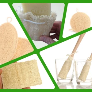 Kitchen Loofah Scrubbers Wholesale | Natural Dish Cleaning Sponges | EGEXO