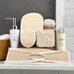 Men's Natural Loofah Body Care Kit - Complete Eco-Friendly Grooming Set