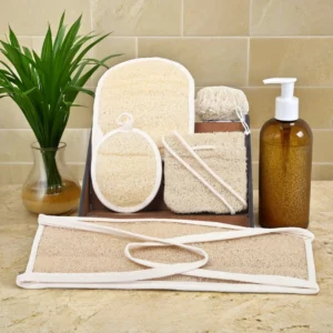 Men's Natural Loofah Body Care Kit - Complete Eco-Friendly Grooming Set