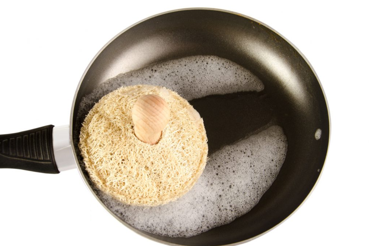 Round Handle Loofah Scrubber - Professional Grooming Tool 6 Round handle loofah scrubber for pots and pans, kitchen egyptian luffa wholesale