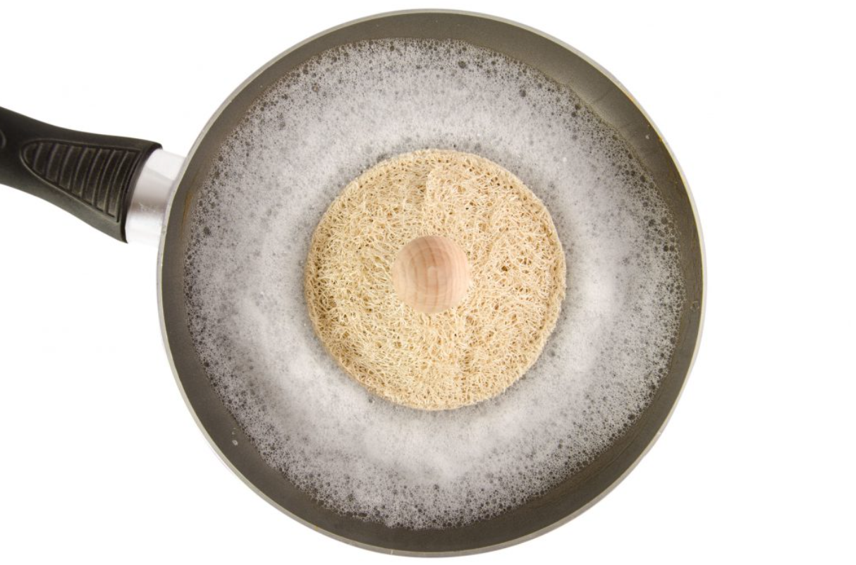 Round Handle Loofah Scrubber - Professional Grooming Tool 4 Round handle loofah scrubber for pots and pans, kitchen egyptian luffa wholesale