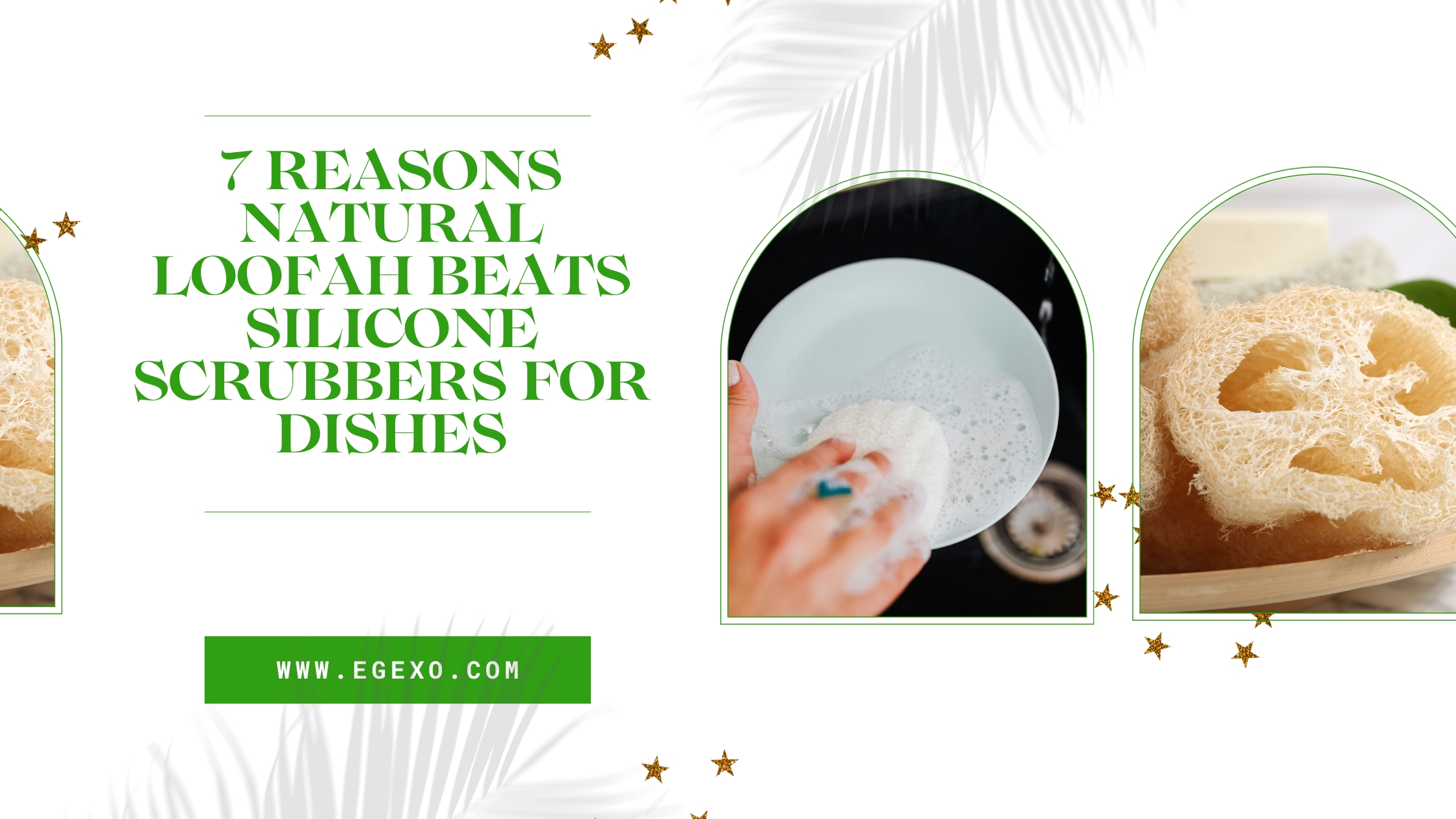 Natural Loofah vs Silicone Scrubbers for Dishes | 2025 Guide | Egexo