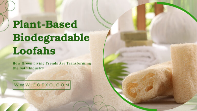 Plant-Based Biodegradable Loofahs | Green Trends 2026 | Egexo